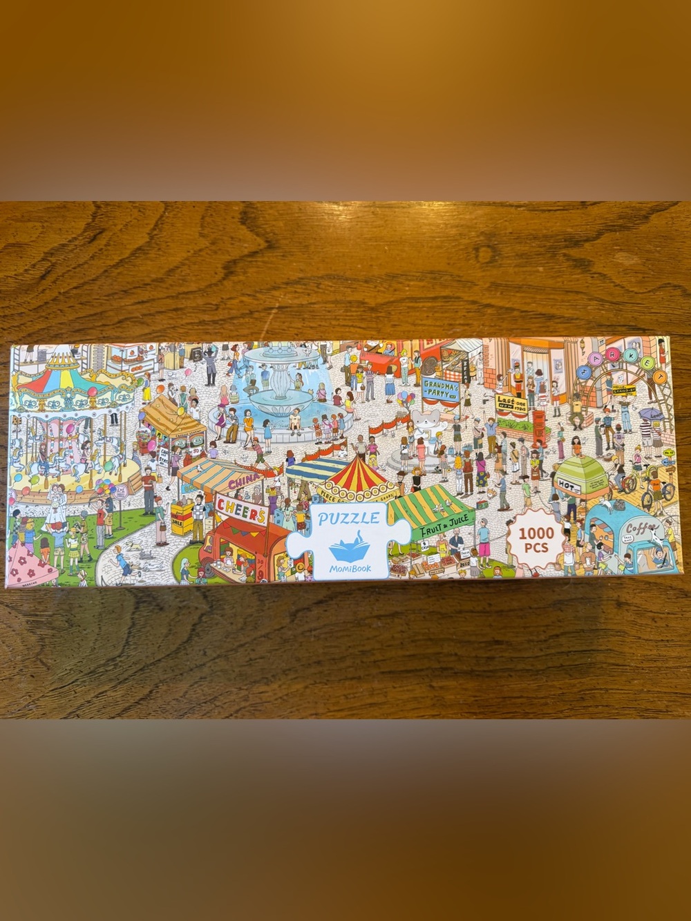 1000-Piece Fun Street Scene Puzzle - Momi Book
